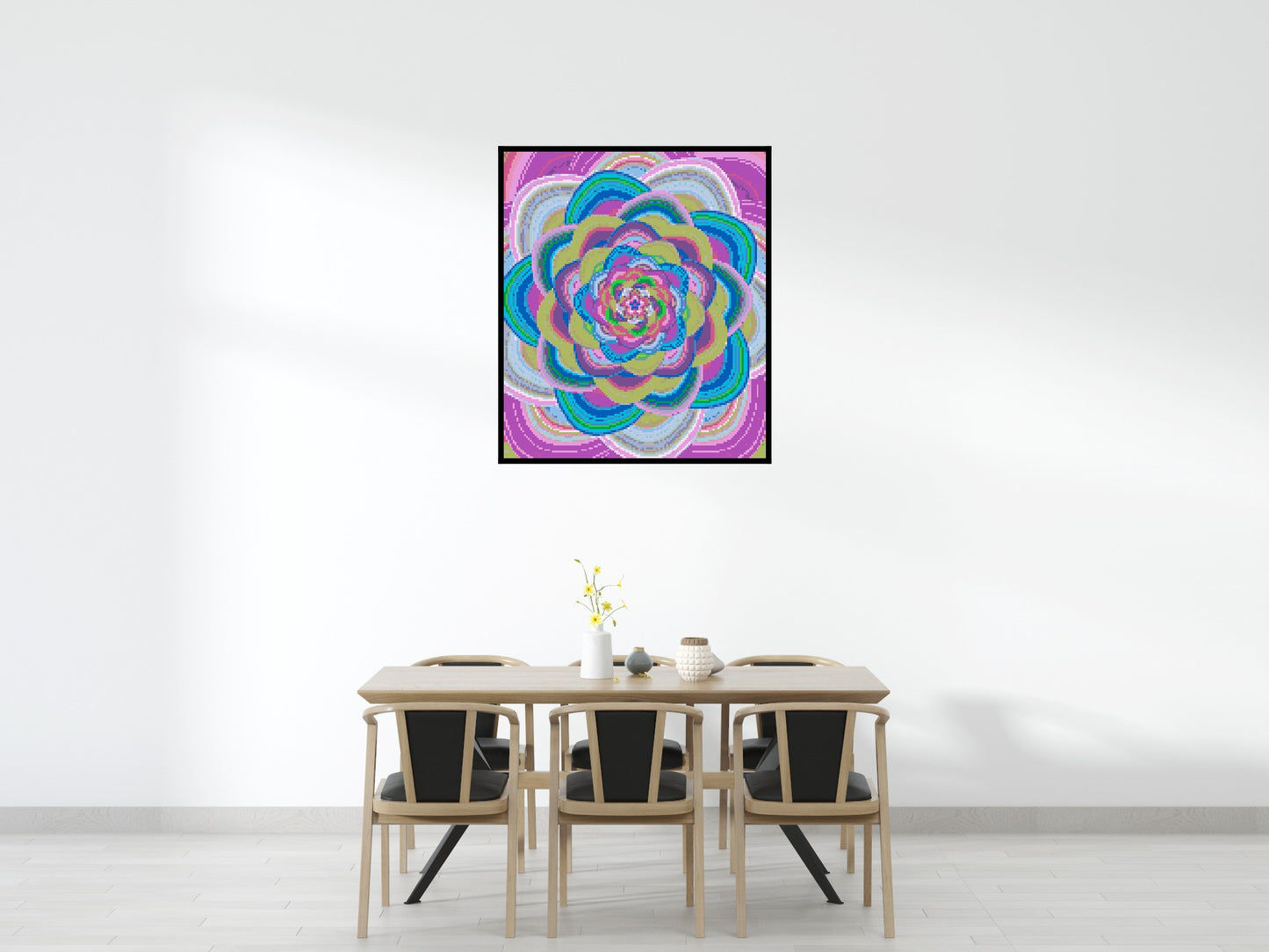 6x7 scene with frame