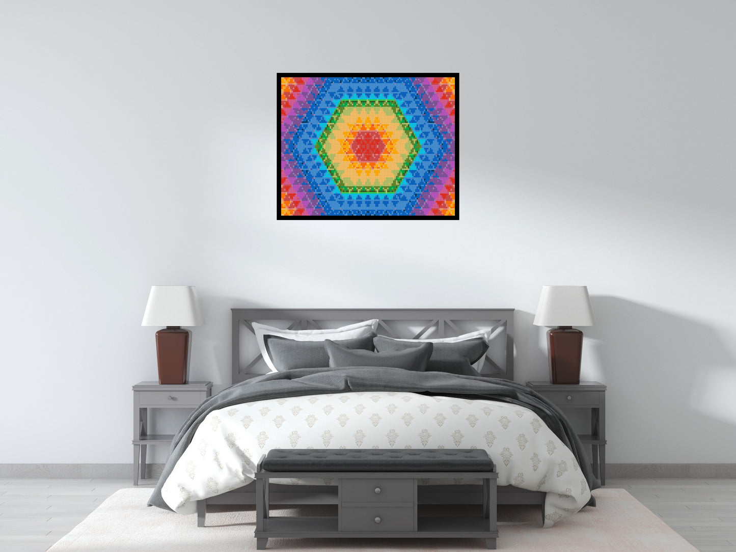 5x4 scene with frame