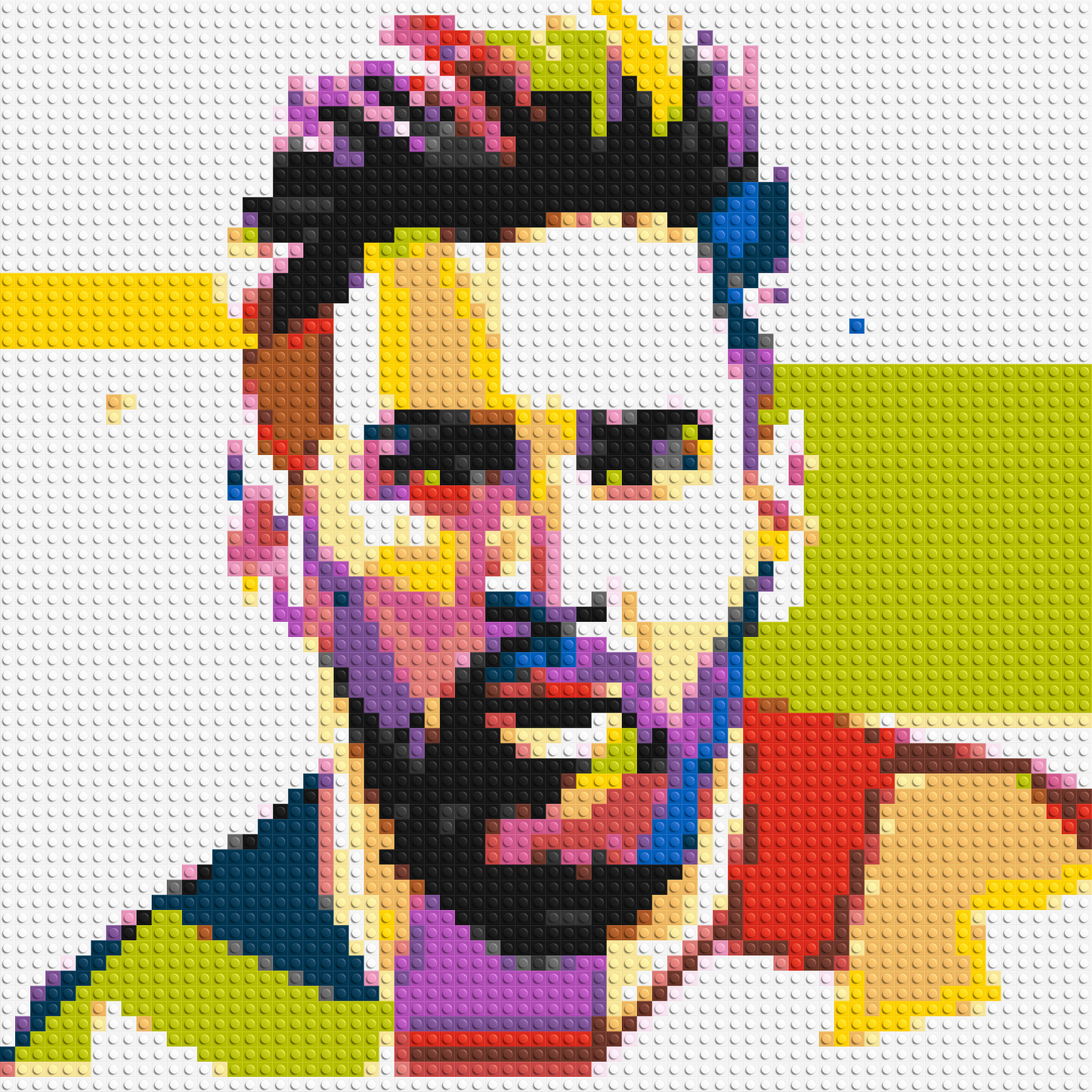 Lionel Messi # 1 3x3 large