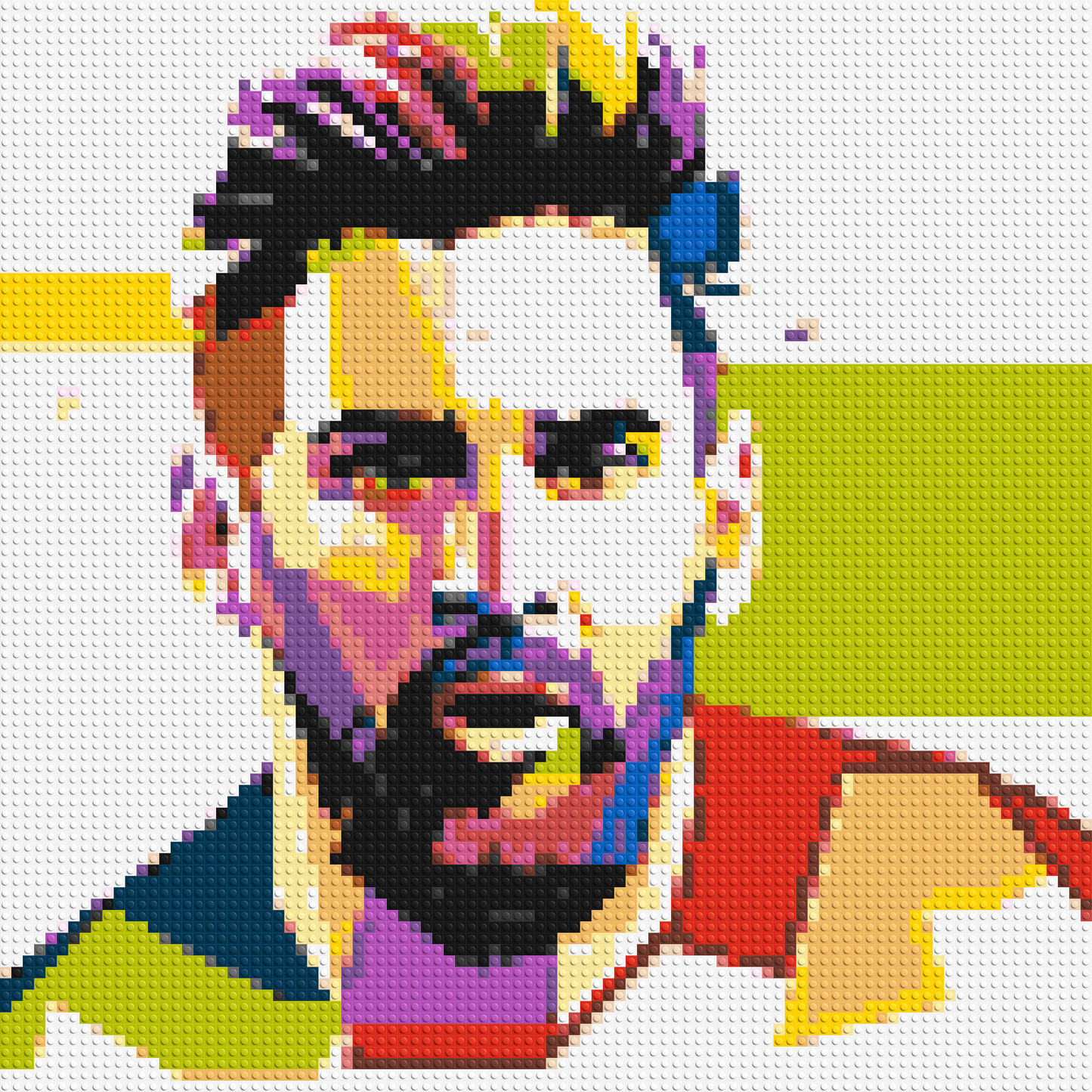 Lionel Messi # 1 4x4 large