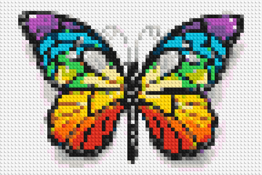Pop Art: Butterfly 3x2 large