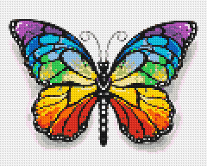 Pop Art: Butterfly 5x4 large