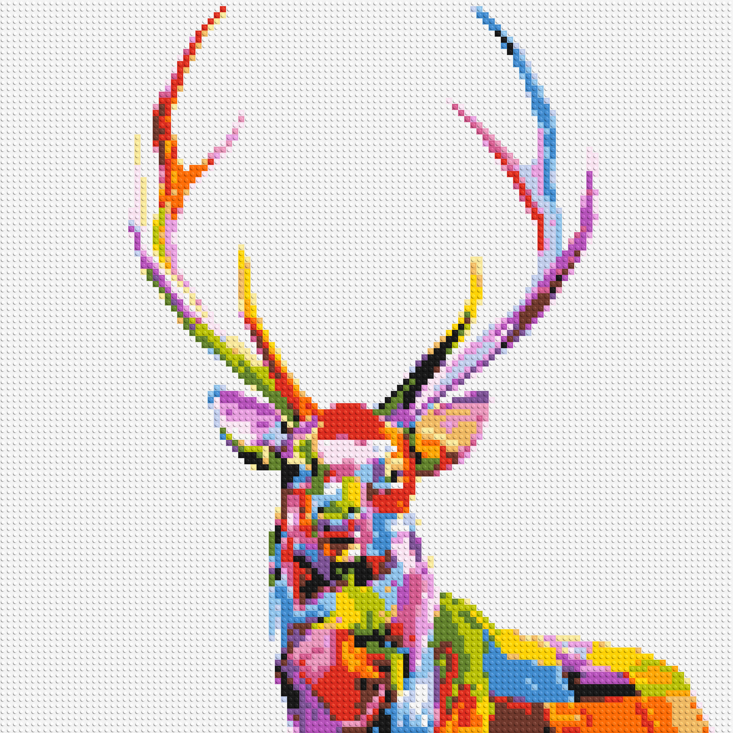 Pop Art Stag 5x5 large