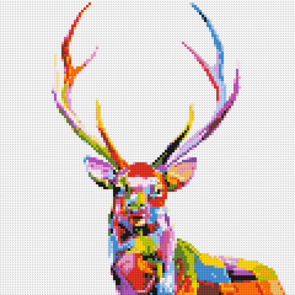Pop Art Stag 5x5 large