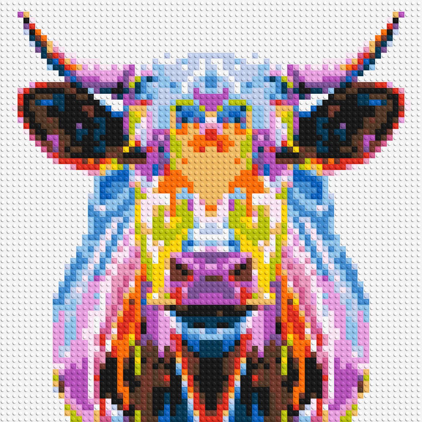 Pop Art: Bull 3x3 large