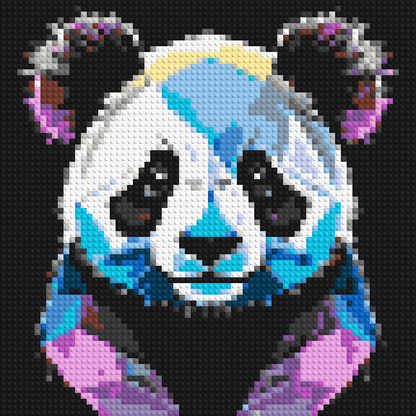 Pop Art: Panda 3x3 large
