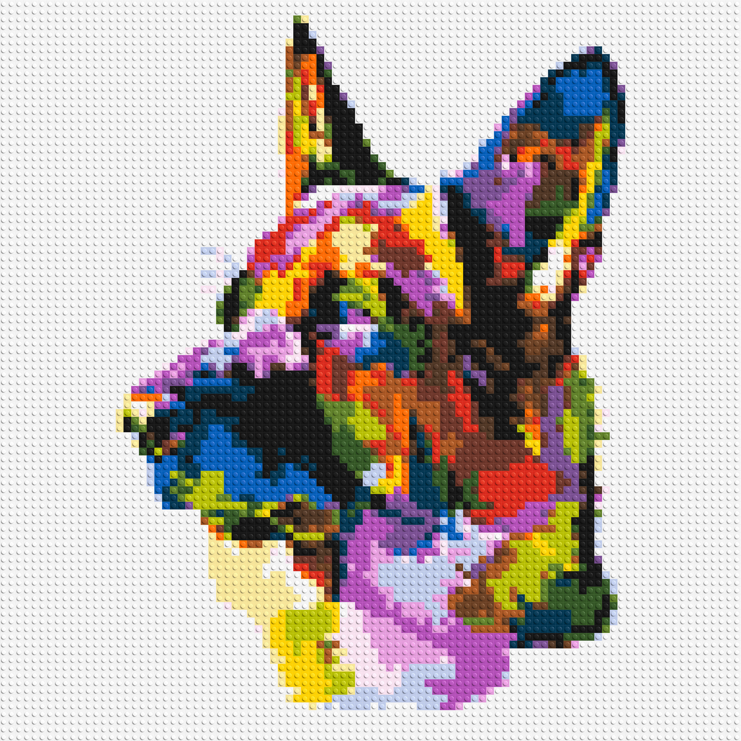 Pop Art: German Shepherd 4x4 large