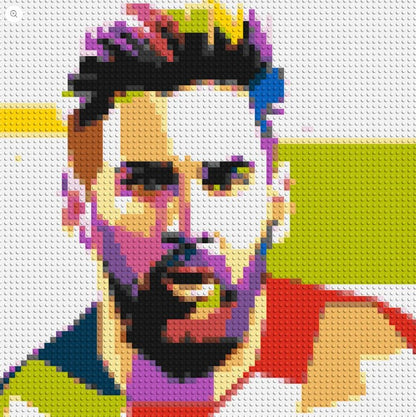 Messi #1 - Brick Art Mosaic Kit