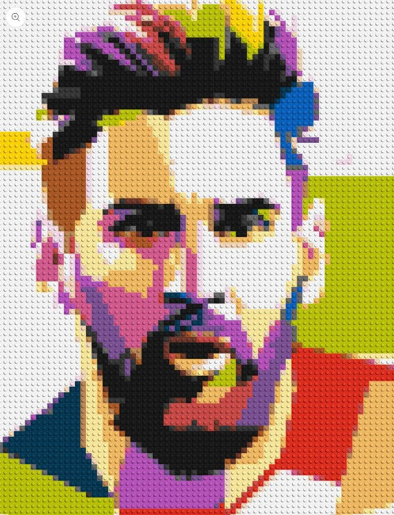 Messi #1 - Brick Art Mosaic Kit