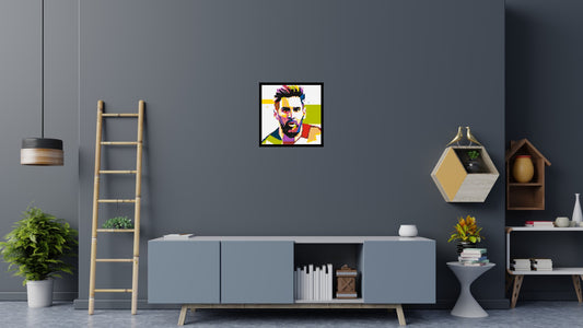 3x3 scene with frame