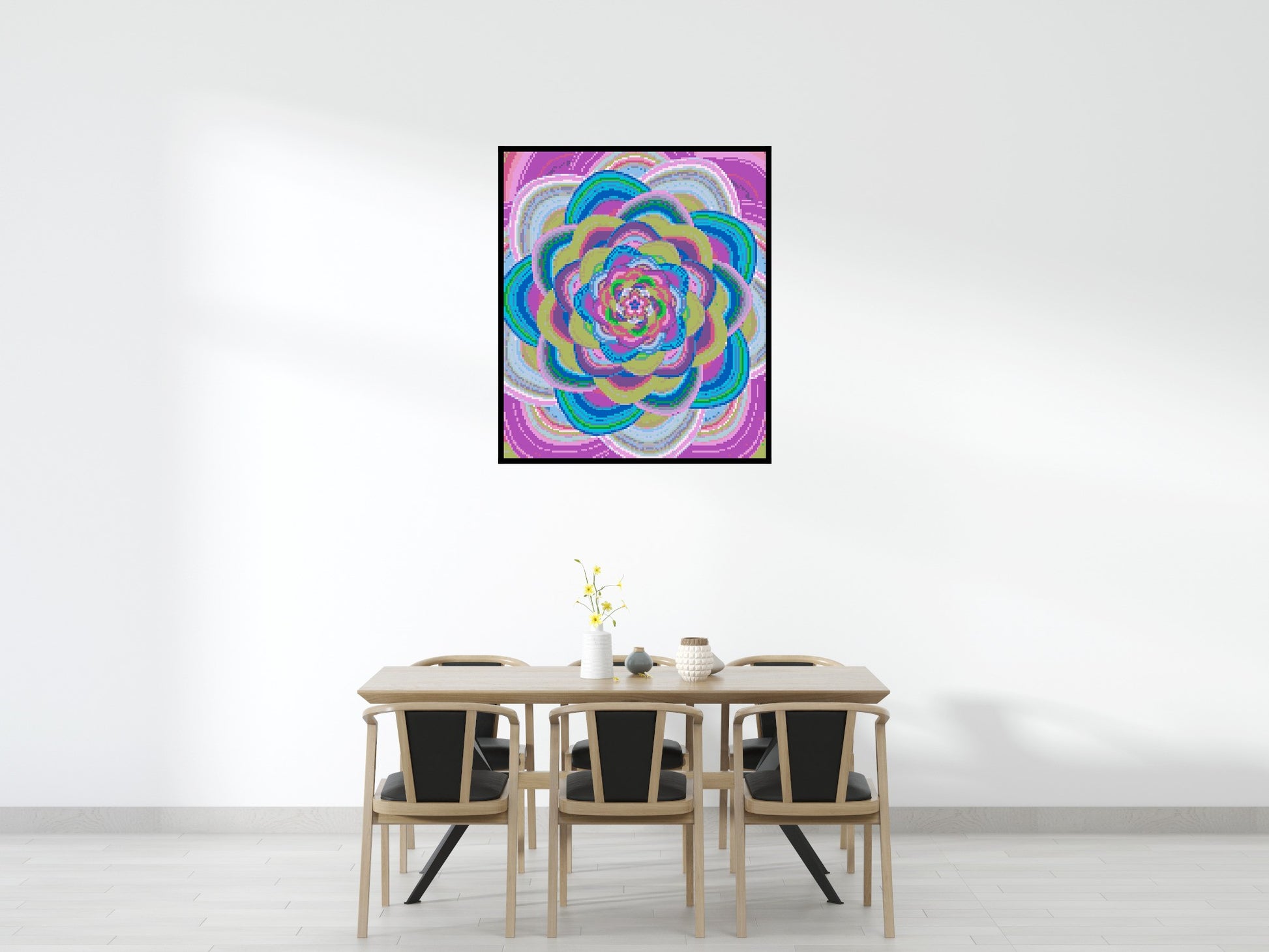6x7 scene with frame